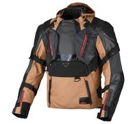 Macna Waterproof Thermal Tryton Motorbike Motorcycle Textile Jacket Brown Black