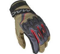 Macna Zairon Motorcycle Gloves, black-brown, size L for Men