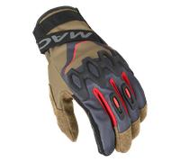 Macna Zairon Motorcycle Gloves, black-brown, size XL for Men