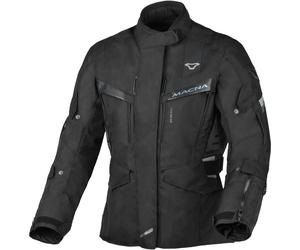 Macna Zastra Solid waterproof Ladies Motorcycle Textile Jacket, black, size L