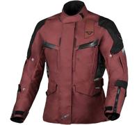 Macna Zastra, textile jacket waterproof women XXL Dark Red/Black