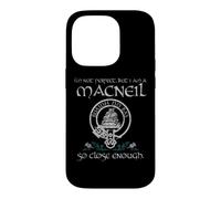 MacNeil clan proud heritage Scottish last name vintage Case for iPhone 14 Pro