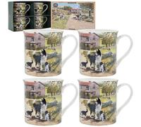 Macneil Collie Sheepdog Sheep Set of 4 Palace Shape Mugs Boxed New 2020 Design