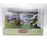 macneil the country sheep mug coaster tray set one