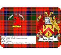 MacNicol Scottish Clan Scotland Rectangle Fridge Magnet Fantastic Souvenir