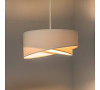 Maco Design Vivien pendant lamp, two-tone, beige/white