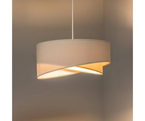 Maco Design Vivien pendant lamp, two-tone, beige/white
