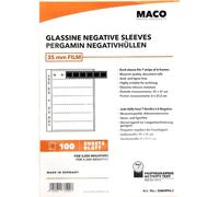 MACO Negative Sleeves Parchment 35mm 100 Sheets | ✅ 5 years warranty