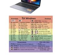 MaćÖs Shortcuts Sticker - Keyboard Shortcuts | Shortcuт Key Stickers for Notebook - Äpple Windowś Photøshop Shortcuт Keys PVC Printed Lamination Knowledge Film 1 Sheet