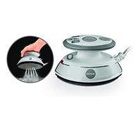 Macom Enjoy & Relax 876 Iron One-Powerful Mini Double Tip Steam Iron for Any Hob, White and Grey