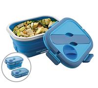 MACOM Just Kitchen 864 Space Lunch to Go Stove Folding Electric Salvaspazio, 35 W, Blue/White