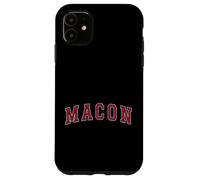 Macon Georgia Souvenir Sport College Style Text Case for iPhone 11