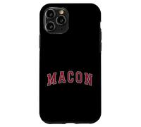 Macon Georgia Souvenir Sport College Style Text Case for iPhone 11 Pro