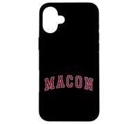 Macon Georgia Souvenir Sport College Style Text Case for iPhone 16 Plus