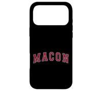 Macon Georgia Souvenir Sport College Style Text Case for iPhone 17 Pro Max