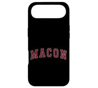 Macon Georgia Souvenir Sport College Style Text Case for iPhone Air