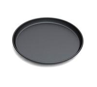 MACONEE 12-Inch Universal Microwave Crisper Pan - Black, Round - Microwave Cookware for Reheating Frozen Pizza, Chicken Nuggets, French Toast with Crisp Effect!