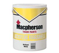 Macpherson 5 Litre Acrylic Eggshell Brilliant White