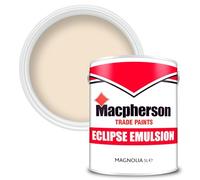 Macpherson Eclipse Matt Emulsion Paint MAGNOLIA 5L | For interior use on walls and ceilings | Dry in 2 Hours | Crown Paints Professional Range