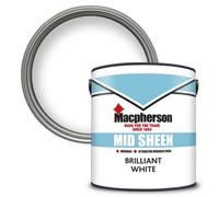 Macpherson Mid Sheen Paint Brilliant White 2.5L