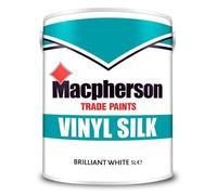 Macpherson Trade Vinyl Silk Emulsion Brilliant White 5L Pack of 2 - Pack of 1