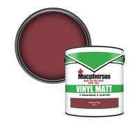 Macpherson Trade Walls & Ceilings Vinyl Matt Emulsion Paint Crimson Kiss (X0093G) 2.5L