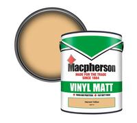 Macpherson Trade Walls & Ceilings Vinyl Matt Emulsion Paint Harvest Yellow (A8571V) 5L