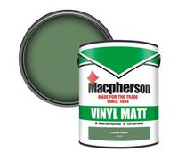 Macpherson Trade Walls & Ceilings Vinyl Matt Emulsion Paint Lincoln Green (F1201Z) 5L