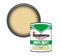 Macpherson Trade Walls & Ceilings Vinyl Matt Emulsion Paint Pale Yellow (Uc8) 1L