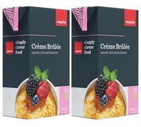 Macphie Classic Creme Brulee Dessert Mix 1L Pack of 2 - Ready-to-Use Custard Base for Gourmet Desserts