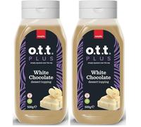 Macphie o.t.t® Plus White Chocolate Dessert Topping, 500g (Single) (Pack of 2)