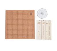Macrame Board 11.8x11.8inch Reusable Grids Double Sided Macrame Braiding Board with 30pcs T Pins and 5pcs Auxiliary Rulers