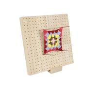 Macrame Board Wooden Knitting Blocking Board Granny Squares Crochet Mats for Shawls Scarfs Socks Sweaters and DIY Handmade Projects