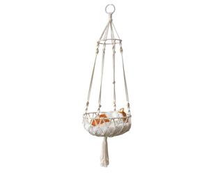 Macrame Cat Hammock - Cotton Boho Hanging Pet Bed,Cat Bed with Tassels, Cosy Swing for Sleeping | Creative Long Lasting Modern Design Stylish Interior Cot Bed