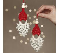 Macrame Christmas Elf Decoration Craft Kit