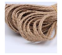 Macrame Cord,Macrame Rope 2 Pcs 7mm Braid Hemp Lace DIY Jute Rope Linen Ribbon Thread DIY Handmade Craft Material