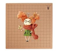 Macrame Craft Board - 20.3x20.3cm 30.6x40.7cm 40.7x40.7cm Cork Grid Mat, Double Sided Layout Board, Braiding Position Tool, 10mm Thick Panel | Accurate Cord Weaving for DIY Macrame Jewelry Desig