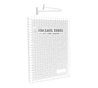 Macrame Craft Project Board - Foam Pinning Mat, Reusable Weaving Pad, Macrame Bracelet Block | Adjustable Thread Board for Jewelry with T Pins, String Cord Organizer for Crafting