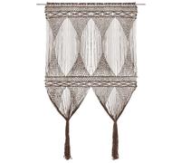 Macrame Curtain 140x240 cm Cotton Shade Drape Blind Set Multi Colours vidaXL