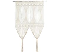 vidaXL Macrame Curtain 140x240 cm Cotton