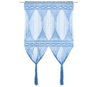 Macrame Curtain 140x240 cm Cotton Shade Drape Blind Set Multi Colours vidaXL