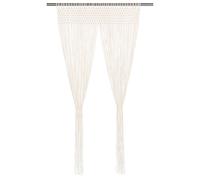 Macrame Curtain Cream 140x240 cm 80% Cotton 20% Polyester Handmade Washable 30C