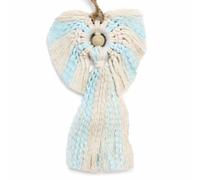 Macrame Guardian Angel For Baby - Handwoven Indonesian Cotton Gift Box
