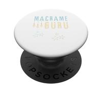 Macrame GURU - Macrame knotting hobby PopSockets Adhesive PopGrip