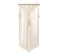 Macrame Hair Bow Holder Hanging Hair Clips Hanger Headband Storage Organizer Fringe Boho Wall Decor Tassels Bow Organizer