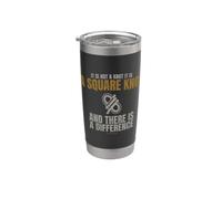 Macrame - It is Not A Knot It is A Square Knot - Sennit Stainless Steel Insulated Tumbler