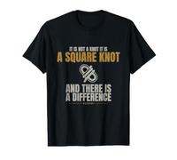 Macrame - It is Not A Knot It is A Square Knot - Sennit Value Graphic T-Shirt