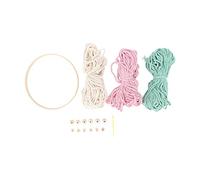 Macrame Kit Bohemian Style Relaxing DIY Weaving Material Package | Create your own bohemian home decoration with this complete macrame kit featuring an easy instruction manual for adults