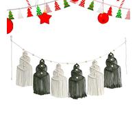 Macrame Kit for Christmas Tree, Macrame Christmas Tree | Woven Christmas Tree | Unique Handmade Bohemian Christmas Macrame Pendant for Wall Bedroom