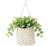 Macrame Plant Hanger Boho Woven Thickened Lightweight Sturdy